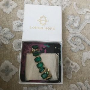 Loren Hope Emerald Green bracelet